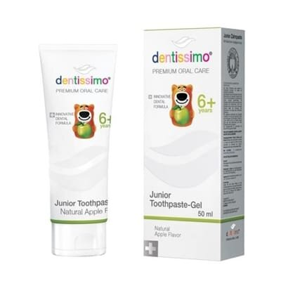 Зубна паста Dentissimo Junior, яблоко, 50 мл