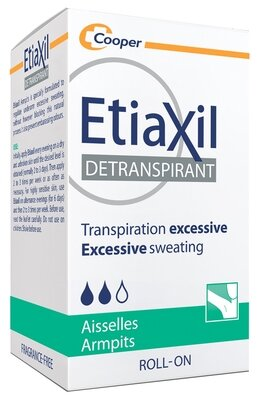 Дезодорант-антиперспірант кульковий Etiaxil Sensitive від підвищеного потовиділення для чутливої шкіри, 15 мл