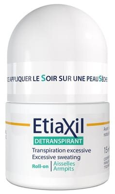 Дезодорант-антиперспірант кульковий Etiaxil Sensitive від підвищеного потовиділення для чутливої шкіри, 15 мл