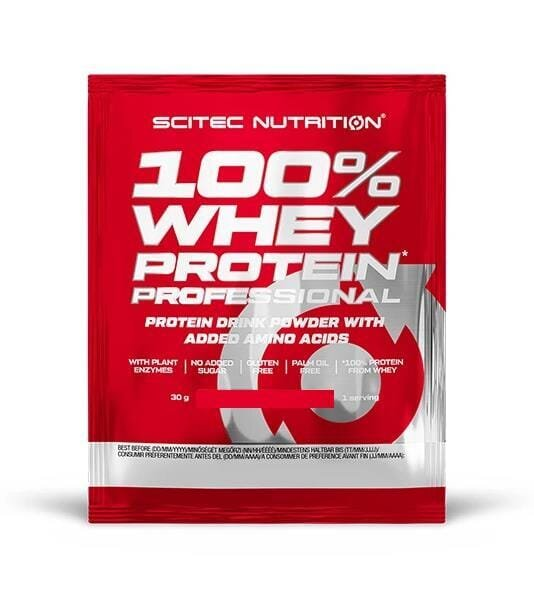 Протеїн Scitec Nutrition 100% Whey Protein Professional vanilla very berry, 30 г