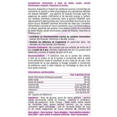 Педіакід PEDIAKID Gommes Immunite Ведмежуйки Імунітет жувальні таблетки №60 у флак.