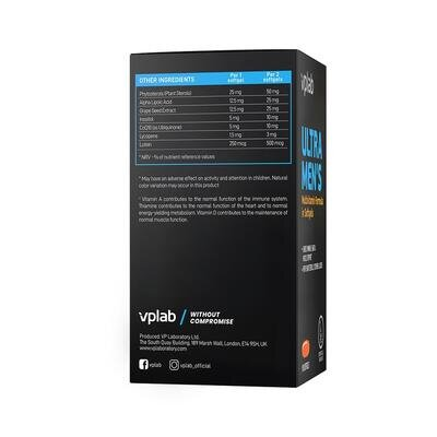 Мультивітамінна формула для чоловіків VPLab Ultra Men's Multivitamin Formula, 90 гелевих капсул