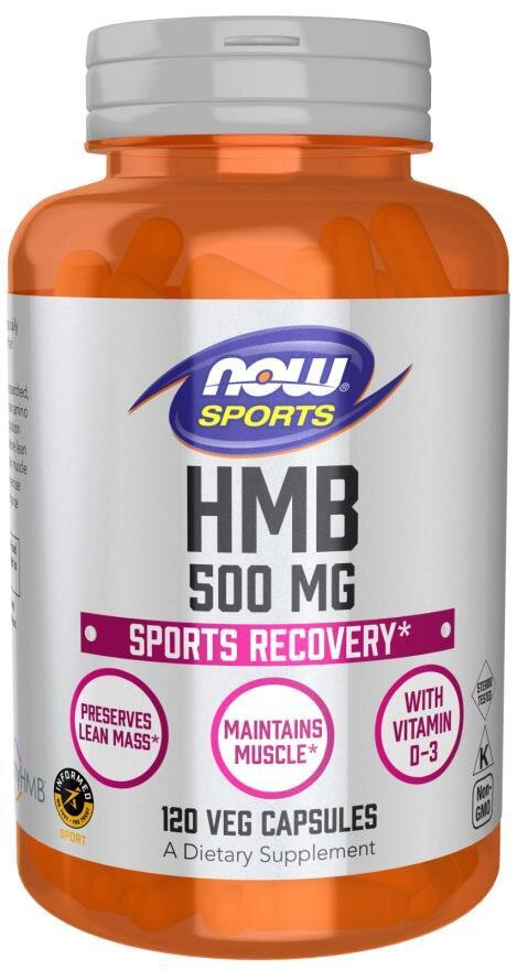Гідроксиметилбутират NOW Sports HMB 500 мг капсули №120