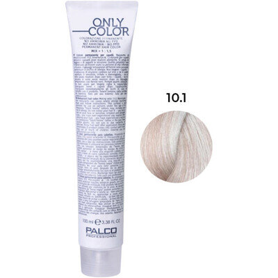 Крем-фарба для волосся Palco Professional Only Color безаміачна № 10.1 екстра блонд платиновий попелястий, 100 мл