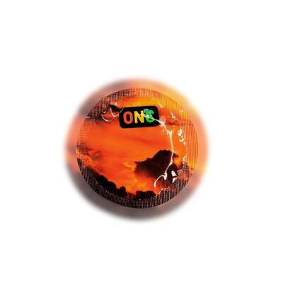 Презерватив ONE Color Sensations Trip to cloud nine помаранчевий, 1 штука