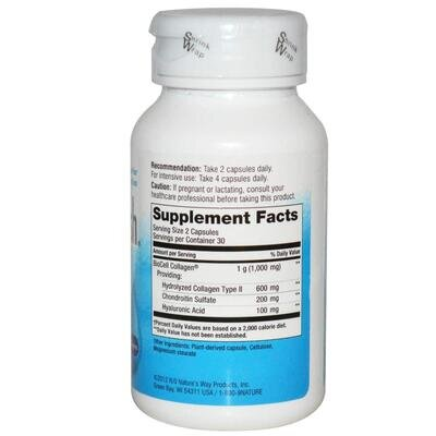 Гіалуронова кислота Nature's Way Hyaluronic Acid, 60 капсул
