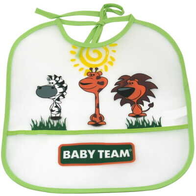 Нагрудник Baby Team 6503 вологонепроникний, від 6 місяців