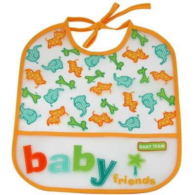 Нагрудник Baby Team 6503 вологонепроникний, від 6 місяців