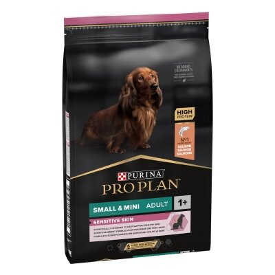 Корм сухий Purina Pro Plan Small & Mini Sensitive Skin з лососем, 7 кг