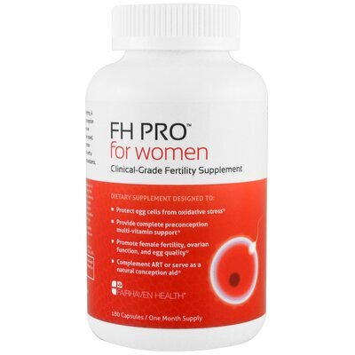 Репродуктивне здоров'я жінок Fairhaven Health FH Pro for Women для вагітності клінічного класу, 180 капсул