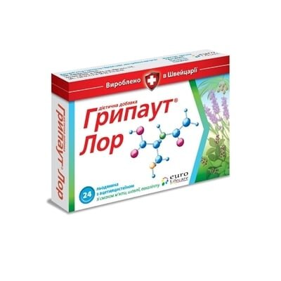 Грипаут Лор льодяники №24 (12x2)
