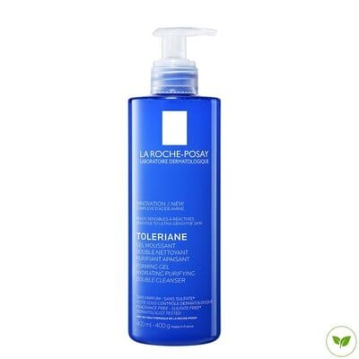 Гель-мус La Roche-Posay Toleriane зволожувальний, очищувальний, подвійної дії, 400 мл