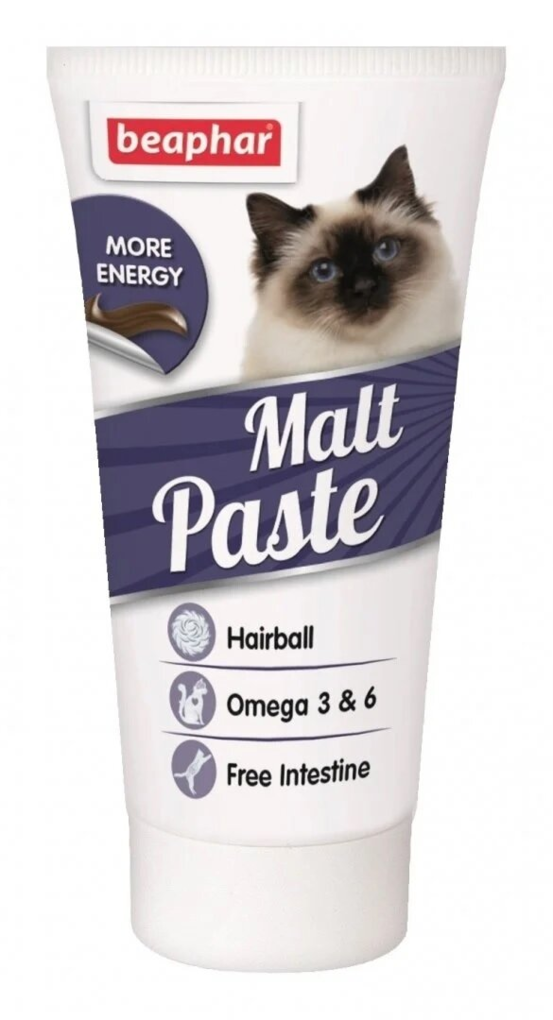 Паста Beaphar Malt Paste для виведення шерсті зі шлунка у кішок, 25 г