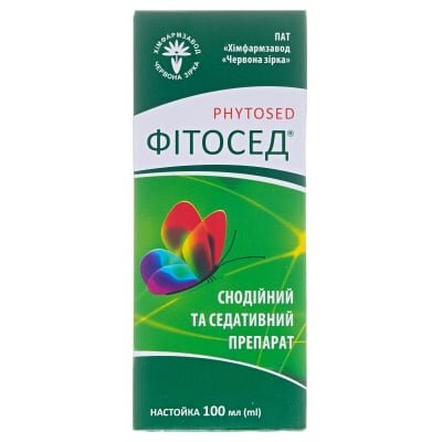 Фітосед настойка по 100 мл у бан.
