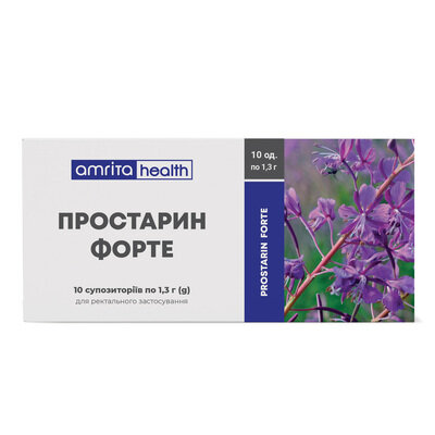 Фітосвічки Простарин Форте Amrita для чоловіків супозиторії №10