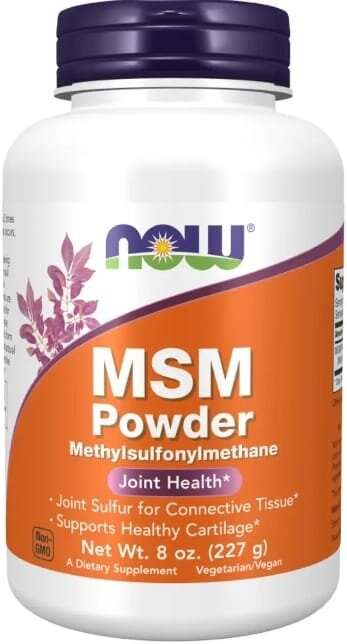 Метілсульфонілметан MSM NOW порошок, 227 г