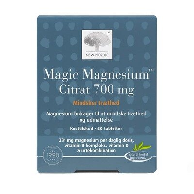 Магнію цитрат New Nordic Magic Magnesium Citrat таблетки по 700 мг №60