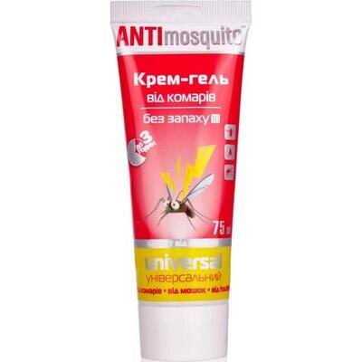 Крем-гель Anti Mosquito Universal від комарів універсальний, 75 мл