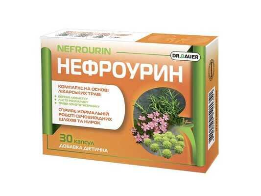 Нефроурин Dr. Bauer капсули №30 (10х3)