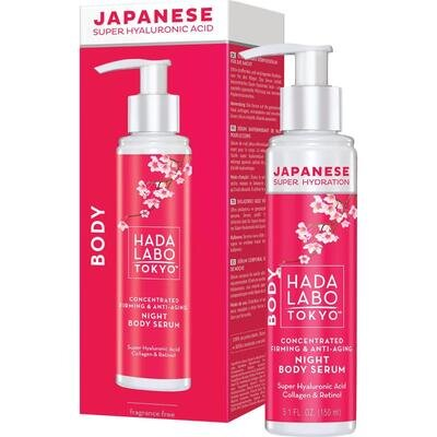 Сироватка для тіла Hada Labo Tokyo антивікова підтягуюча нічна, 150 мл