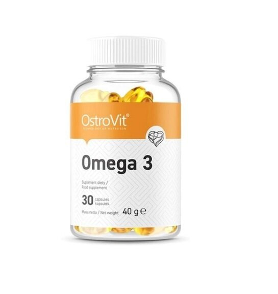 Жирні кислоти OstroVit Omega 3, 30 капсул