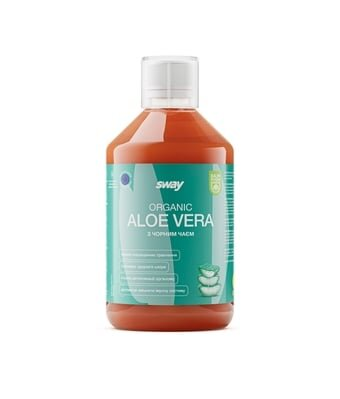 Алое вера Baum Pharm Sway Aloe Vera сік з чорним чаєм і цукром, 0,5 л