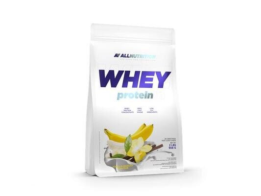 Протеїн сироватковий Allnutrition Whey Protein ваніль та банан, 908 г