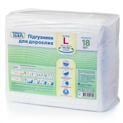 Підгузки для дорослих Teta розмір L, 18 штук
