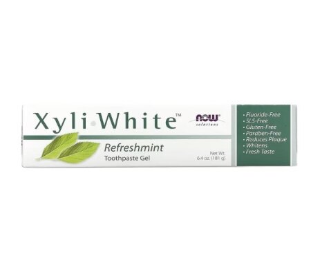 Зубна гель-паста Now Solutions Xyli White освіжаюча м'ята, 181 г