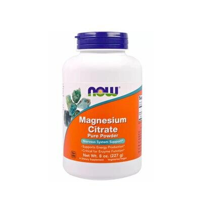 Магній цитрат NOW Magnesium Citrate порошок, 227 г
