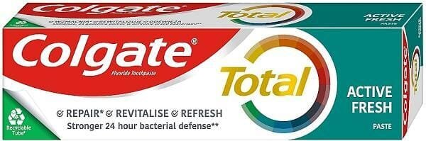 Зубна паста Colgate Total Active Fresh, 75 мл