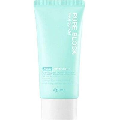 Сонцезахисний гель A'Pieu Pure Block Aqua Sun SPF50+/PA+++, 50 мл