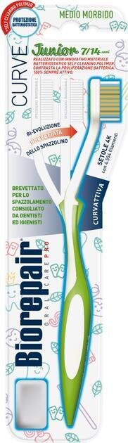 Зубна щітка Biorepair Junior Досконала чистка Medium soft середньої м'якості, 7-14 років
