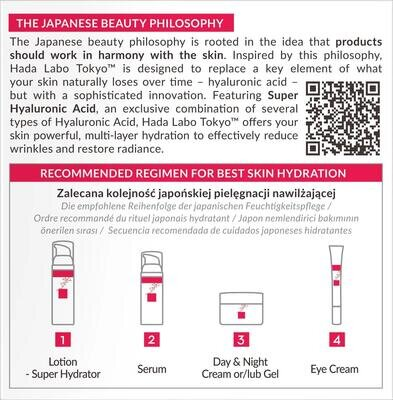 Крем для обличчя Hada Labo Tokyo White зволожуючий день та ніч, 50 мл