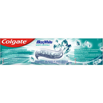 Зубна паста Colgate Max White Crystals відбілююча, 75 мл