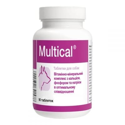 Мультикаль Dolfos Multical для собак, 90 таблеток