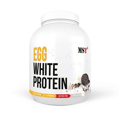 Протеїн яєчний MST Nutrition EGG White Protein печиво та крем, 72 порції, 1800 г