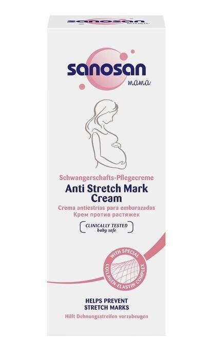 Крем Sanosan Mama від стриїв для вагітних, 200 мл