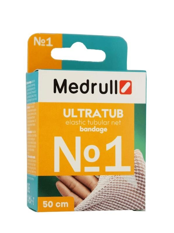 Бинт еластичний Medrull Ultratub №1 сітчастий трубчастий, розмір 1 см x 50 cм