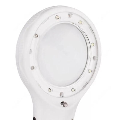 Лупа Ridni RD-9587 ручна з LED підсвічуванням 3X збільшення (діаметр 75 мм)