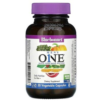 Мультивітаміни для чоловіків Bluebonnet Nutrition Men's One капсули №30