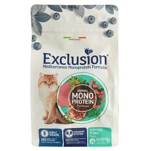 Корм сухий Exclusion Cat Sterilized Tuna з тунцем для стерилізованих котів, 300 г