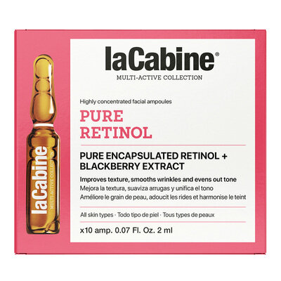 Висококонцентровані ампули для обличчя La Cabine Pure Retinol з ретинолом для покращення текстури шкіри, 10 шт х 2 мл