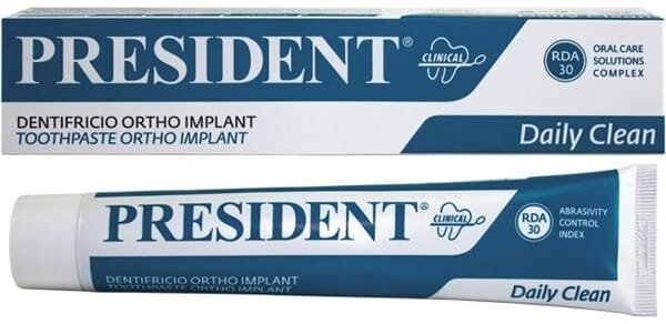 Зубна паста President Clinical Ortho Implant Daily Clean, 75 мл