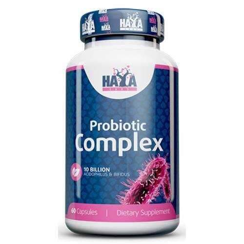 Комплекс пробіотиків Haya Labs 10 Billion Acidophilus & Bifidus Probiotic Complex, 60 капсул