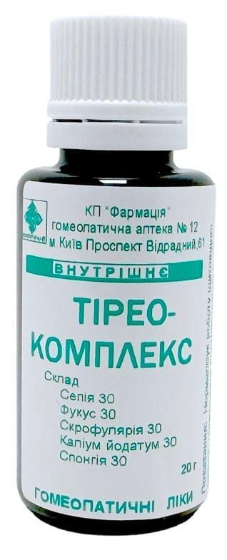 Комплекс Тірео-Комплекс гранули по 20 г у флак.