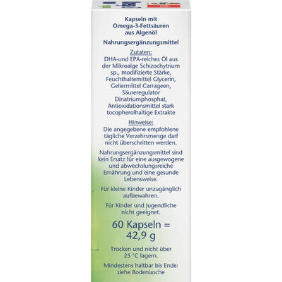Доппельгерц Актив Омега-3 1000 веганські капсули №60