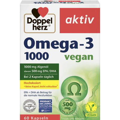 Доппельгерц Актив Омега-3 1000 веганські капсули №60