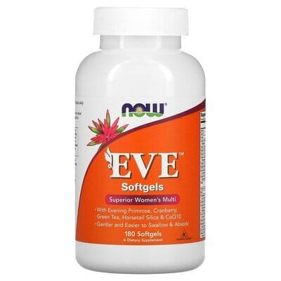Мультивітаміни для жінок NOW EVE Women's Multi м'які капсули №180