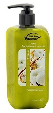 Гель для інтимної гігієни Energy of Vitamins Бавовняне молочко та молочна кислота, 260 мл